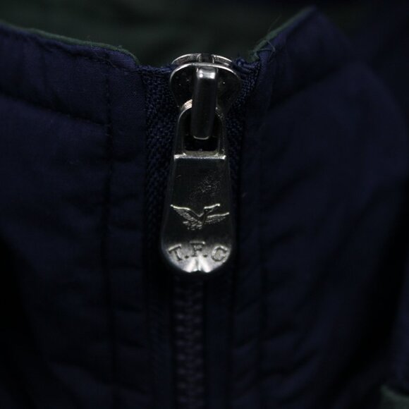 Vintage Triple Fat Goose Jacket Mens Large Blue Duck Down Parka Hip Hop 90s Y2K - Picture 8 of 16